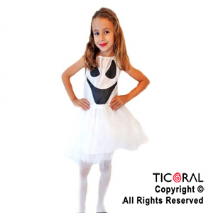 DISFRAZ FANTASMA CON TUL TALLE 1 x 1
